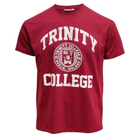 Trinity College - Trinity College Burgundy/White Trinity College Seal ...