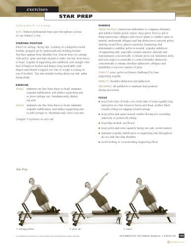 STOTT PILATES Manual - Intermediate Reformer, 2nd Edition (English ...