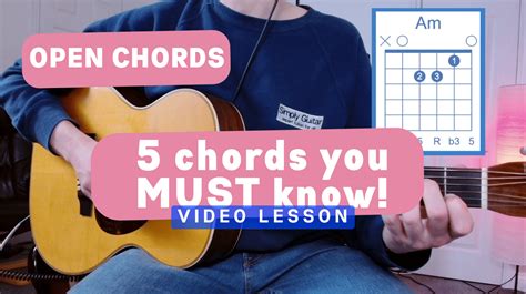 5 Beginner Chords that you MUST know | Simply Guitar