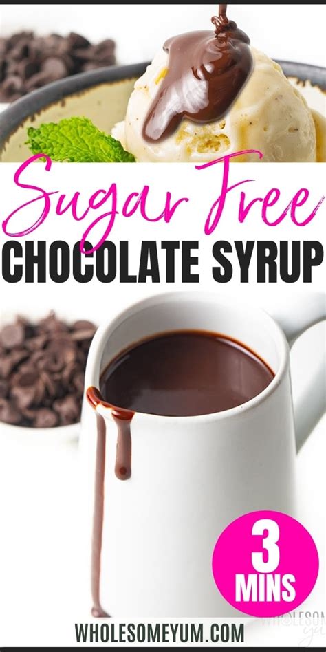 Sugar-Free Chocolate Syrup Recipe | Wholesome Yum