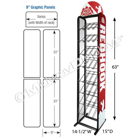 Retail Craft Beer and 750ml Wine Display | 9" Dual-Frame | Made in USA ...