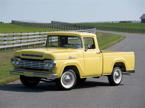 1959 Ford F-100 Custom Cab Styleside Pickup | Classic ford trucks, Ford pickup trucks, Ford pickup