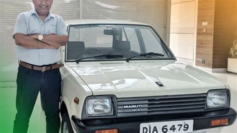 Down memory lane: First Maruti 800 model restored completely, displayed ...