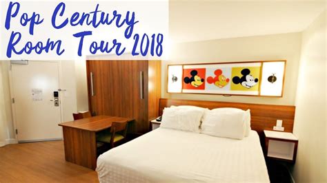 Disney's Pop Century Resort Refurbished Room Tour 2018 | Walt Disney World | Disneys pop century ...