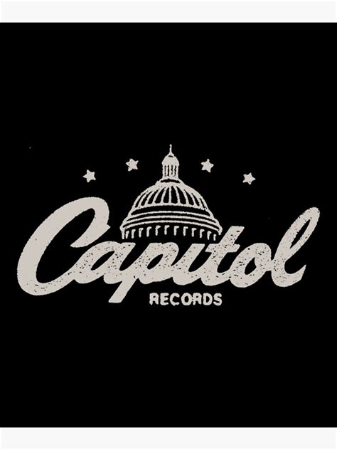 "Capitol Records T-ShirtCapitol Records 45 label logo " Poster by Namphui123 | Redbubble