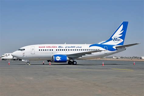 Sudan's Badr Airlines leasing an Armenian B737. Badr Airlines J4 Khartoum