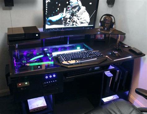 21 Ultimate List of DIY Computer Desk Ideas (with Plans) | Diy computer desk, Gaming computer ...