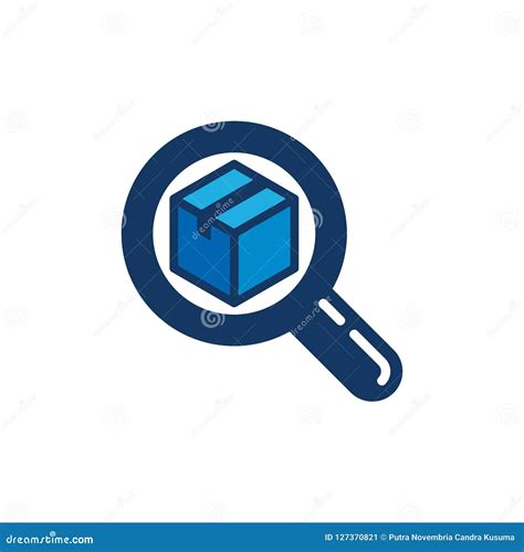 Box Search Logo Icon Design Stock Vector - Illustration of internet, idea: 127370821