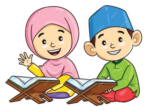 Terkeren 30 Gambar Orang Membaca Al Quran Kartun Gambar Kartun Mu ...