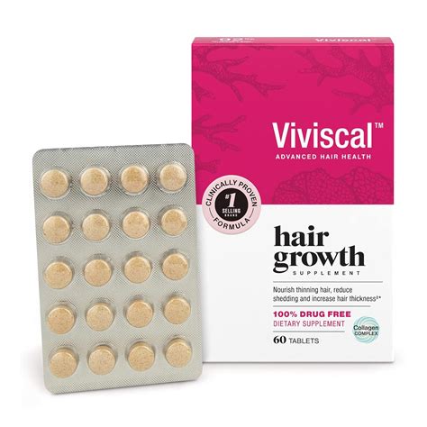 Buy Viviscal Hair Growth Supplements for Women to Grow Thicker, Fuller Hair, Clinically Proven ...