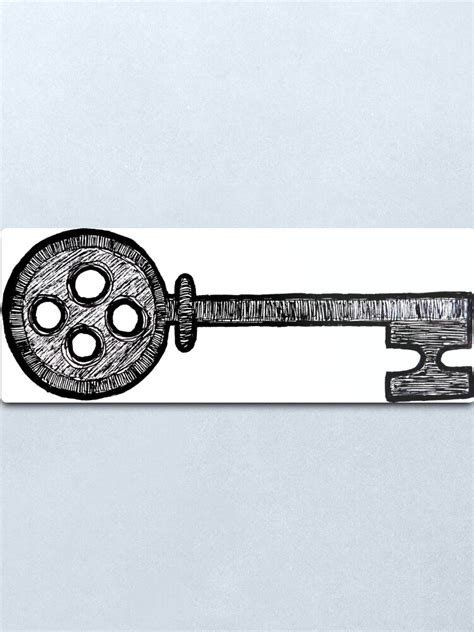 "Coraline Key" Metal Print for Sale by Calypso-Skys | Redbubble