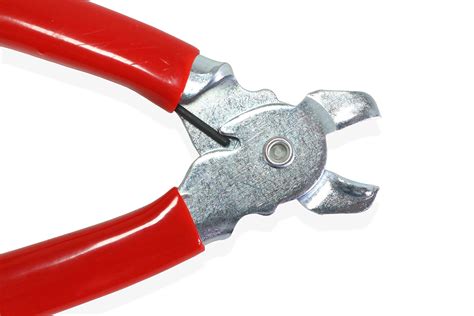 Tamwell Hog Ring Pliers with 200 Galvanized Hog Rings - Straight Spring ...