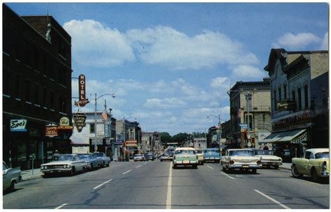 Vintage Main Street, Fort Atkinson, WI | Wisconsin, Fort atkinson, Postcard