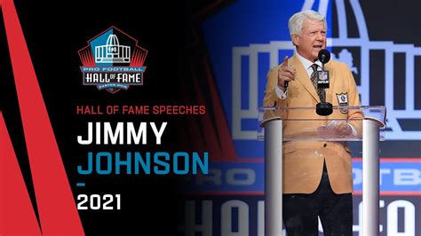 Jimmy Johnson Full Hall of Fame Speech | 2021 Pro Football Hall of Fame ...