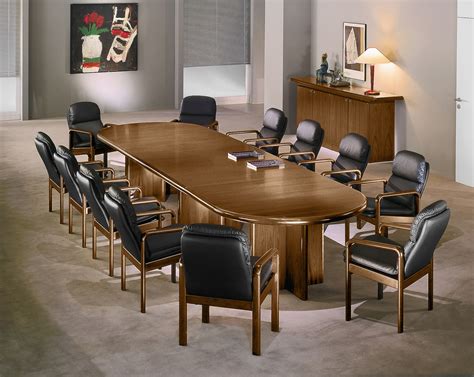 Dyrlund 12-seat Boardroom Table, Walnut - BC Office Furniture