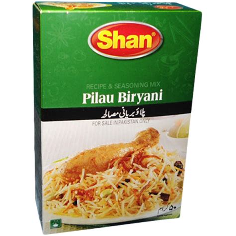 Shan Pilau Biryani Masala (50gms) - Spices | Gomart.pk