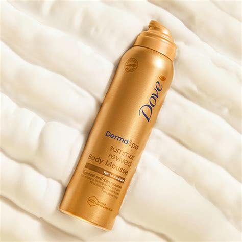 DermaSpa Gradual Self-Tan Body Mousse Fair to Medium | Dove