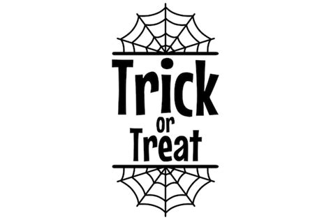 Premium Vector | Logo halloween trick or treat 2