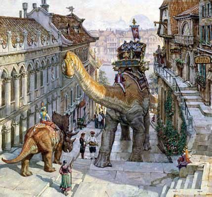 Dinotopia, Illustrated Fantasy Series About a World Shared by Dinosaurs ...