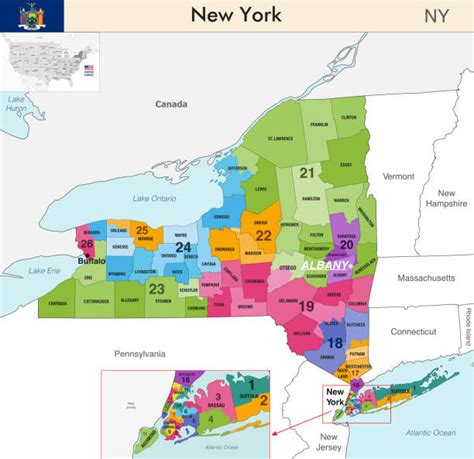 450+ New York Election Map Stock Illustrations, Royalty-Free Vector ...