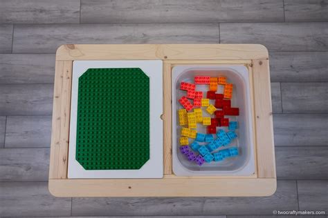 Flisat Lego Table - Two Crafty Makers