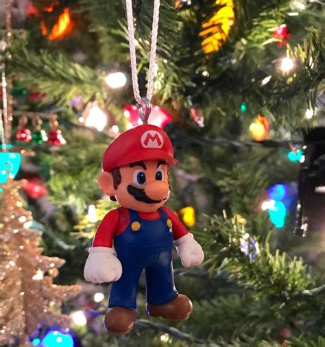 2.5" SUPER MARIO CHRISTMAS TREE ORNAMENT Nintendo Video Game Gift ...