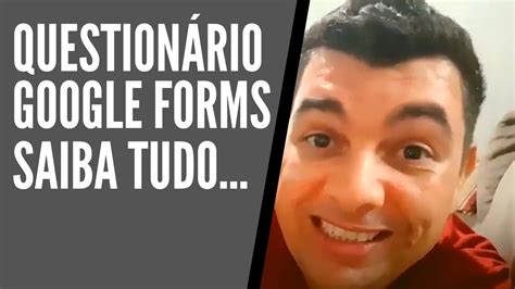 Questionário Google Forms Para TCC (SAIBA TUDO!) - YouTube