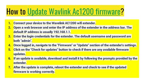 PPT - Update Wavlink AC1200 Firmware PowerPoint Presentation, free download - ID:11886237