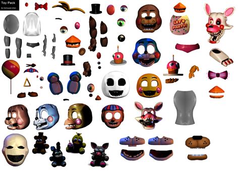 FNaF Toy Animatronic Resource Pack by DaHooplerzMan on DeviantArt