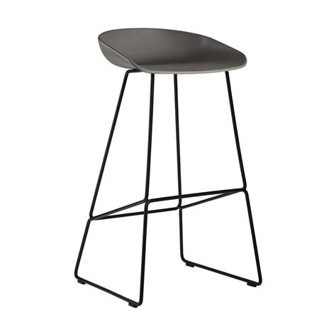 Hay About A Stool Low black coated - grey seat - Dhondt Interieur | Bar stools, Bar stool chairs ...