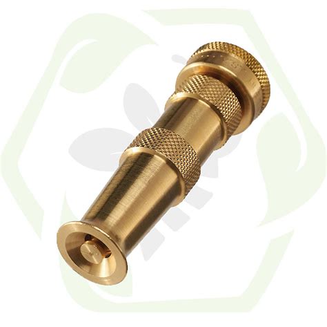 Brass Hose Nozzle - Adjustable | Bee Green Recycling & Supply, Oakland CA