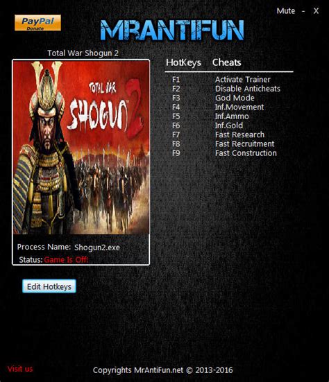 Total War: Shogun 2 +8 v1.1.0.0 Final Version MrAntiFun - download ...