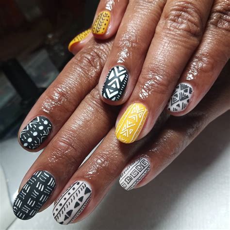 This Black History Month Show Your Pride With These African Print Nail ...