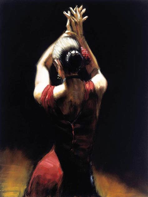 Flamenco Dancer painting | Fabian Perez Art