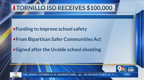 Tornillo ISD to receive $100K to improve school safety - YouTube