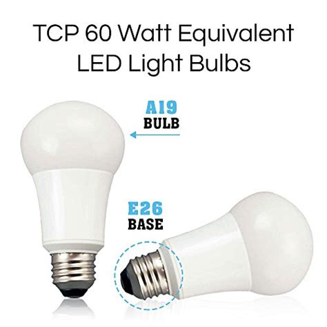 From USA ★ TCP 9W LED Light Bulbs 60 Watt Equivalent , A19 - E26 ...