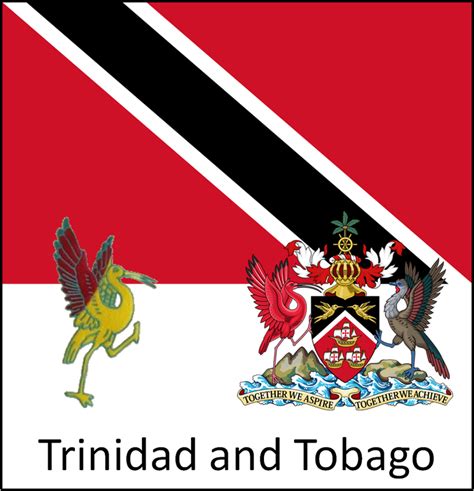 Download Republic Of Trinidad And Tobago - Trinidad And Tobago Coat Of ...