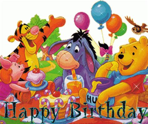 Winnie The Pooh Happy Birthday Gif - Wallpaper Free