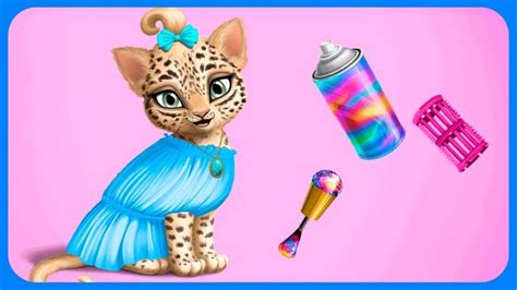 Cat Hair Salon Birthday Party Kitty Haircut Care Part 1 Fun Pet Game Tut... | Cool pets, Animal ...