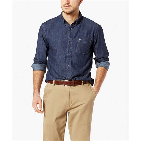 Dockers Men’s Long-Sleeve Denim Shirt