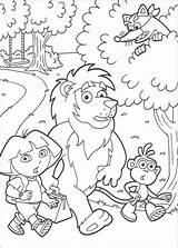 Kids n funcom  Coloring Page Dora The Explorer sketch template