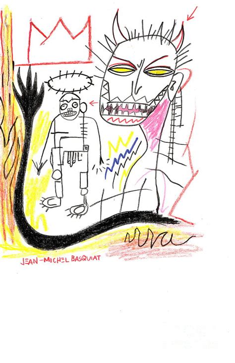 Jean Micheal Basquiat CROWN Painting by New York