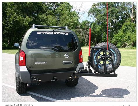 Xterra Rear Tire Carrier and Bumper | Nissan xterra, Nissan, Spare tire