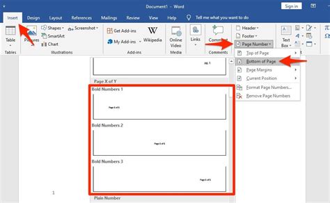 How to add page numbers to a Microsoft Word document header or footer on a PC or Mac