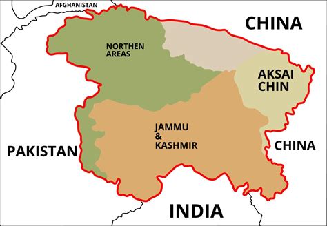 jammu kashmir map 8479270 Vector Art at Vecteezy