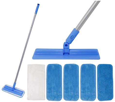 Don Aslett's Microfiber Mop with (5) ReuseableMicrofiber Pads - QVC.com