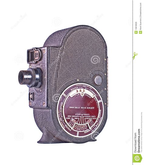 Vintage Roll Film Movie Camera Stock Image - Image of creativity ...