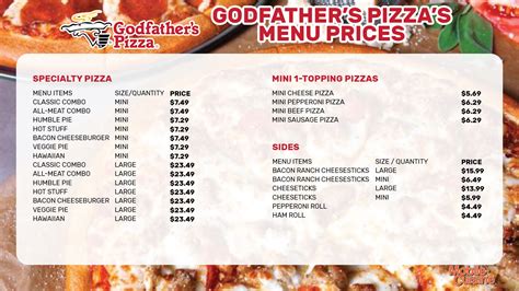 Godfather Pizza Coupons 2024