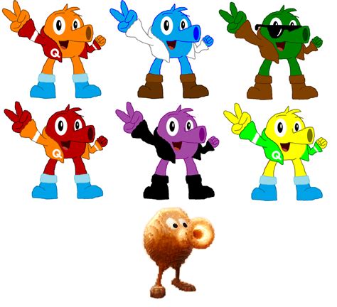 Qbert Alternate Costume and Colors by joethetwotailedfox99 on DeviantArt