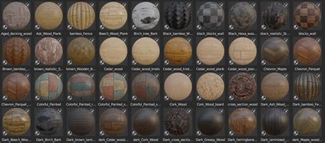 PBR Wood Asset Browser - Blender Market